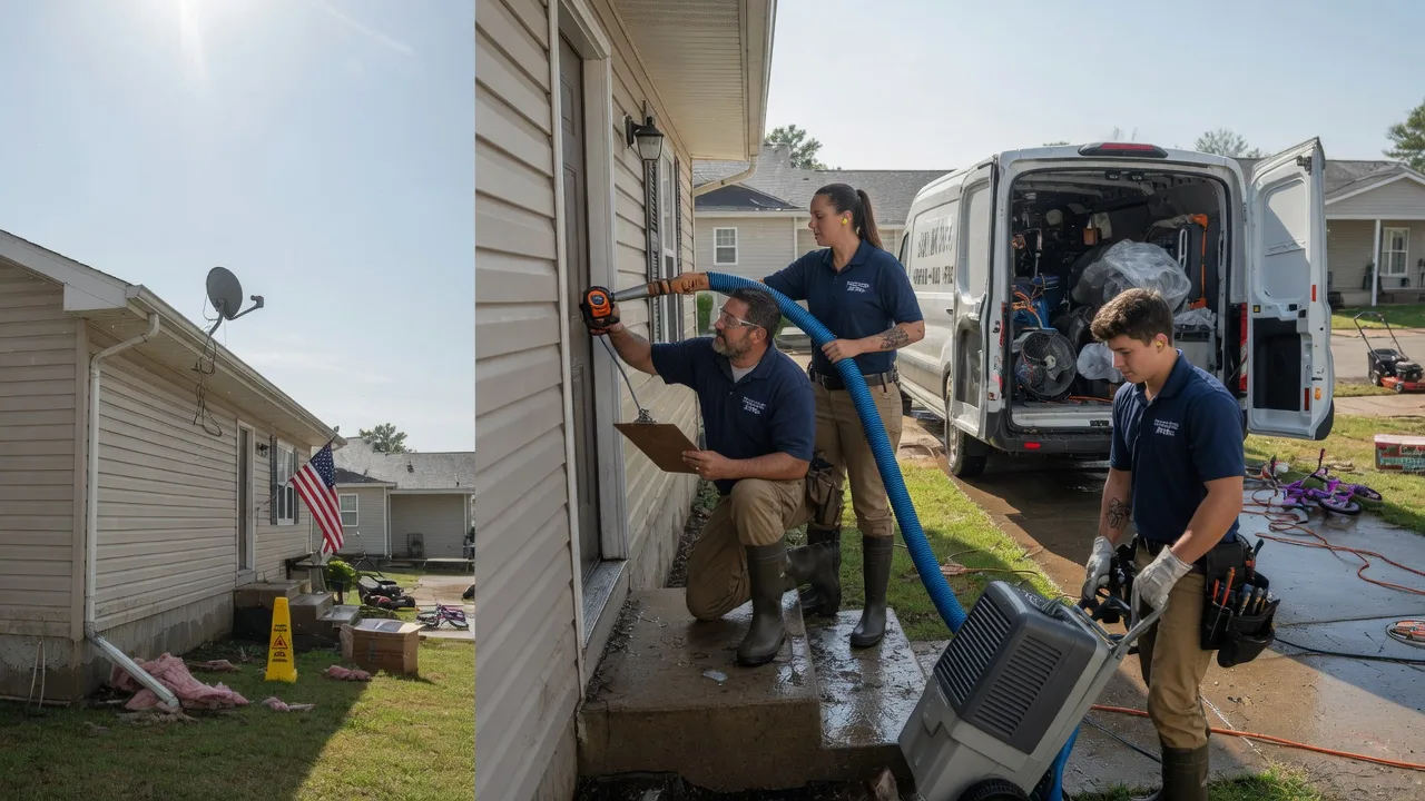 Ceiling Water Damage Restoration in California, MO near me